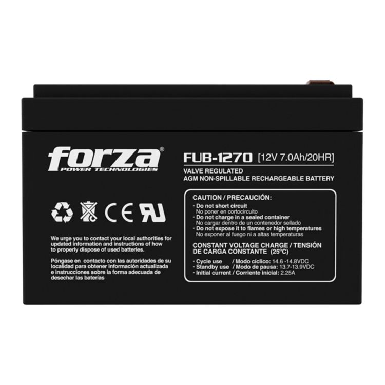 Verplicht Gedeeltelijk Dom Kirpalani's N.V. - Forza Oplaadbare Batterij 12 v 7 amp FUB-1270 -  Paramaribo, Suriname