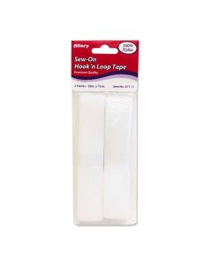 Allary Sew-on Hook And Loop Tape  91.44x 2.22 cm 2 Pieces