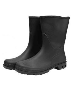 Short Rubber Boots Black Size 41