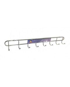 Metal Wall Hanger with 8 Hooks 47.5x3.5 cm