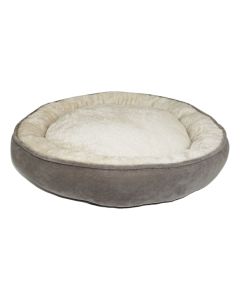 Fleece Pet Bed Gray 61 cm
