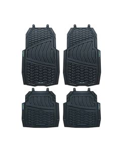 Goodyear PVC Car Mat Set Black 4 Pieces 991-3117BL