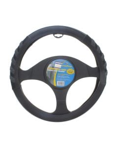 Goodyear Car Steeling Wheel Cover Grey & Black 40 cm 991-JX2030074L