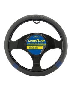 Goodyear Car Steeling Wheel Cover Blue & Black 38 cm 991-90128530