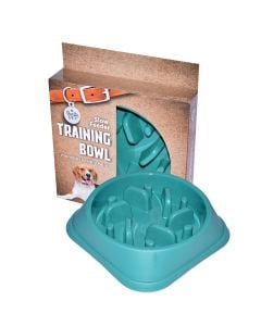Bonita Pet Plastic Slow Feeder Pet Bowl 19x17.8x5 cm FU-77163-48