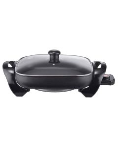 Brentwood 30.5 cm Non Stick Electric Skillet With Glass Lid