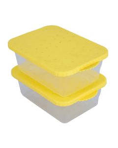 Plastic Food Container With Lid Set 2 Pieces