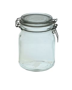 Glass Jar With Lid 1l
