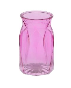 Ginger Pink Glass Vase 18x11 cm