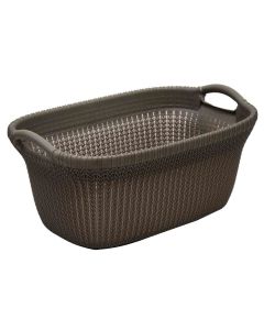 Plastic Laundry Basket 60x39x27 cm