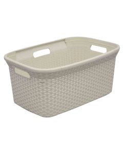 Plastic Laundry Basket 59x38x27 cm