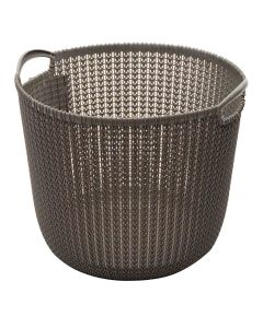 Plastic Laundry Basket Round 39x39x33 cm