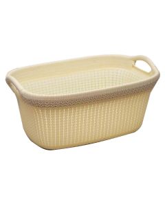 Plastic Laundry Basket 60x39x27 cm