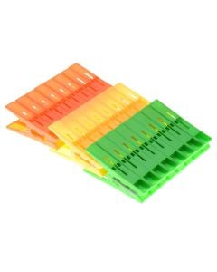 Plastic Clothespins 24 Pieces