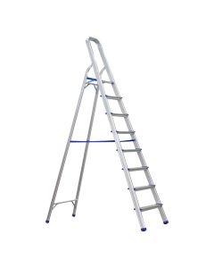 Aluminum Foldable Ladder With 8 Steps