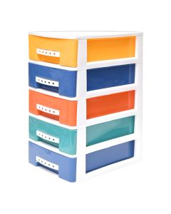 Plastic Cabinet with 5 Drawers 21x15x31 cm