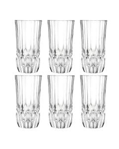 Epure Adagio Highball Drinking Glasses Set 6 Pieces 399 ml R25934