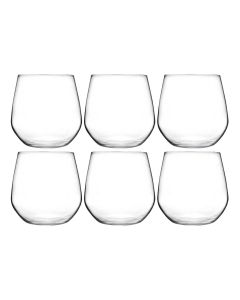 Epure Aria Rocks Stemless Cognac Glasses Set 6 Pieces 377 ml R26978