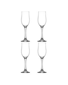 Epure Verona Champagne Glasses Set 4 Pieces 195 ml 5x20 cm NEV539/4