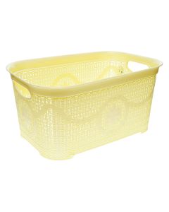 Asude Plastic Storage Basket 44.5x29.5x22 cm ASD161