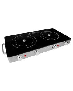 Brentwood Double Electric Cooktop with Timer 1800 watt TS-382