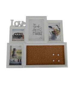 Plastic Photo Frames Collection With Pinboard