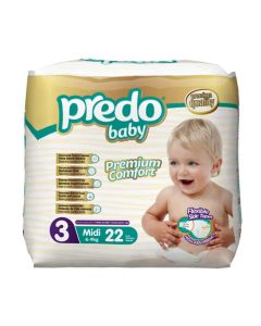 Predo Baby Diaper 3 Midi 4-9kg 22 Pieces