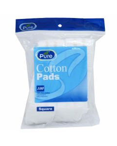 All Pure Cotton Pads Square 100 Pieces