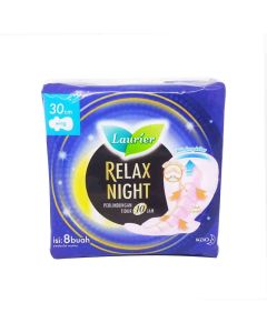 Laurier Relax Night Sanitary Pads 8 Pieces