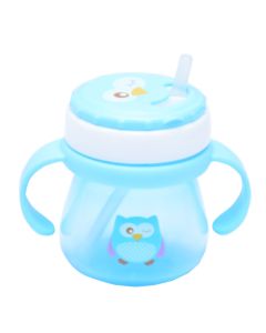 Sippy Cup with Straw and Handle 10x7.5 cm