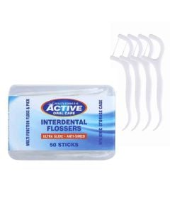Beauty Formulas Active Oral Care Interdental Flossers 50 Stuks