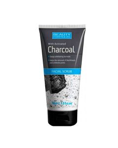 Beauty Formulas Facial Scrub with Activated Charcoal 150 ml