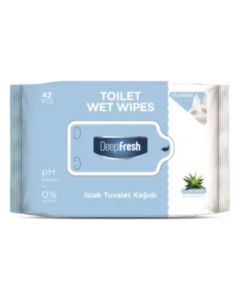 DeepFresh Toilet Wet Wipes 42 Pieces