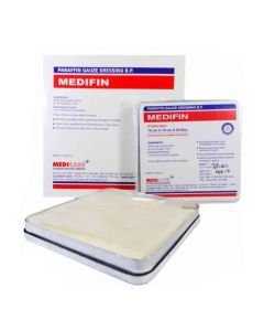 Medicare Medifin Gaasverband met Parafine 20 Stuks 10x10 cm