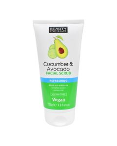 Beauty Formulas Refreshing Facial Scrub Cucumber & Avocado 150 ml 88305