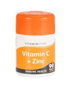 Vitamin store Vitamin C + Zinc Tablets 90 Stuks