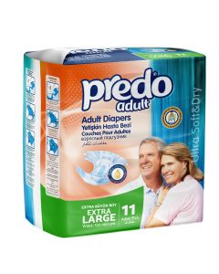 Predo Adult Disposable Diapers 11 Pieces Size XL