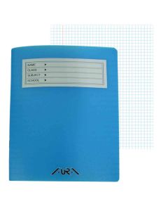 Aura Checked Notebook 80 Sheets