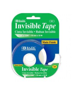 Bazic Tape with Dispenser Invisible 3291x1.9 cm