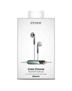 Coby Bluetooth Earphone Chrome