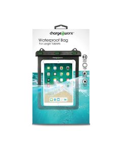 Chargeworx Waterproof Bag for Tablets 11 inches CHA-CX7204BK