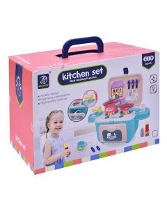 Kitchen Play Set With Light And Music 32 Pieces