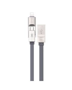 Awei 2 in 1 USB Kabel 1M Voor Apple En Micro-USB Apparaten