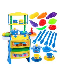 Kitchen Playset with Light 37 Pieces