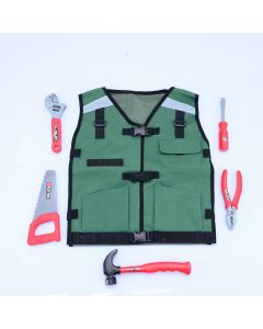 Toy Tool Vest And Accessories 6 Pieces