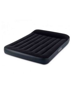 Intex Full Dura Beam Inflatable Airbed With Built-in Pillow 64142