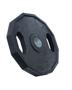 Rubber Weight Plate With Ring 15 kg