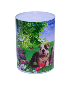 Piggy Bank With Dogs Design 10x14.5 cm