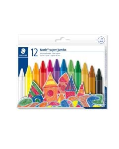 Staedtler Noris Super Jumbo Wax Crayon 12 Pieces