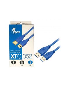 Xtech USB 3.0 A-Mannelijk naar A-Mannelijk Kabel 2 m XTC-352